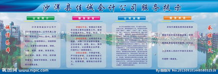会计公司 服务承诺图片
